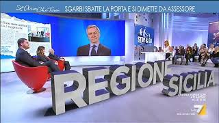 Pomicino Sgarbi si dimette da assessore in Sicilia Una recita a soggetto senza sensibilità [upl. by Marijo355]