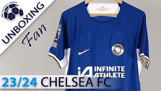 Chelsea FC Home Jersey 2324 EuropeSpot Fan Version Unboxing Review [upl. by Summer783]