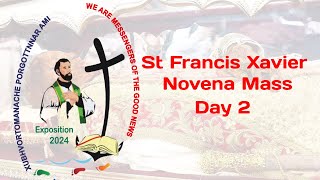 St Francis Xavier  Novena Mass  Day 2  Live  Goa365 TV [upl. by Nilyaj110]