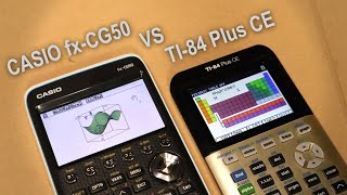 Casio fxCG50 vs TI84 Plus CE Review and Comparison [upl. by Nerrad997]