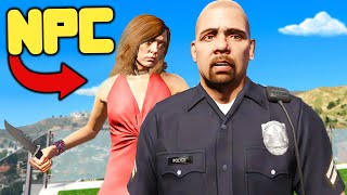 NPC Hitman Takes Out Cops in GTA 5 RP [upl. by Monti]