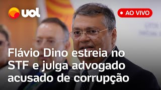 🔴 Flávio Dino estreia no STF Primeira Turma julga advogado por corrupção e lavagem de dinheiro [upl. by Gal634]