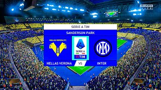 FIFA 23  VERONA VS INTER MILAN  SERIE A  MATCH HIGHLIGHTS 202425  PS5 4K GAMEPLAY [upl. by Annuhsal741]