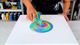 Whoa  This One Surprised Me  Adding Color to Pearlescent Paints  Art Experiment [upl. by Pitt]