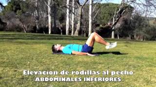 Personal Running ABDOMINALES INFERIORES Elevación de rodillas al pecho [upl. by Rebmyt]