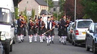 Ballinderry Pipe Band  Gortagilly Coronation Flute Band Parade 2011 [upl. by Annaed]