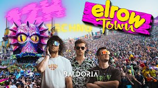 12 ORE DI TECHNO insieme a 35000 persone  ELROW TOWN [upl. by Annad]