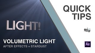 QuickTip 01  Volumetric Light  Stardust  After Effects [upl. by Fran575]