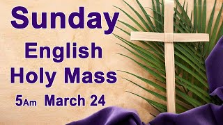 Catholic Mass Today I Daily Holy Mass I Sunday March 24 2024 I English Holy Mass I Palm Sunday [upl. by Chappelka]