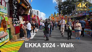 Brisbane EKKA Walkthrough 4K60fps  Royal Queensland Show 2024  First Day [upl. by Oicneserc]