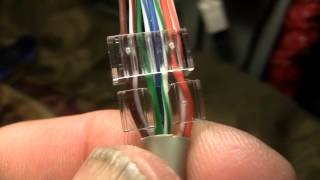 Ideal® CAT6 RJ45 connectors and ethernet cross over cable [upl. by Jemy]