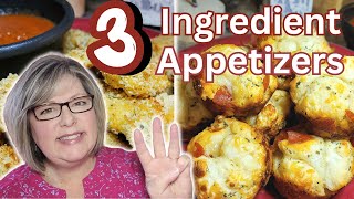 3 Ingredient Holiday Appetizers  Quick and Easy STRESS FREE Appetizers and Savory Snacks [upl. by Loise757]