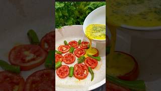 Eggs with tomatoes and cheddar cheese Egg recipe for breakfast eggstomatoesbreakfast [upl. by Ahsoym]