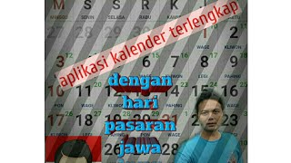 Kalender lengkap dengan hari pasaran jawa tahun 20172018 [upl. by Aidiruy]