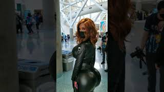 ashtensempire as Black Widow at Los Angeles Comic Con Thank you so much for the cosplay video [upl. by Nita]