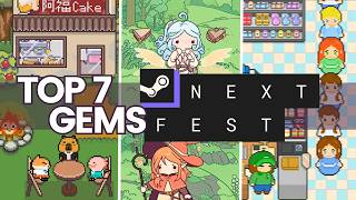 TOP 7 Cozy Life Sim Gems This Steam NEXT Fest [upl. by Alat]