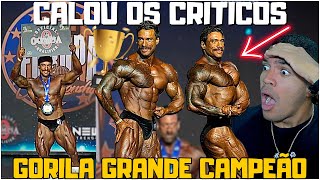 HISTÓRICO GORILA CALA A BOCA DOS CRÍTICOS VENCE O EUROPA PRO E VAI PARA O MROLYMPIA 2024 [upl. by Kikelia]