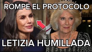 🔴CAMILA PARKER SE SALTA EL PROTOCOLO HUMILLA A LA REINA LETIZIA EN LA MISA POR CONSTANTINO DE GRECIA [upl. by Perpetua]