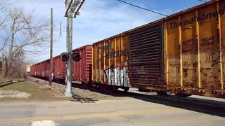 CSX safety stop in tornado damaged Henryville Indiana [upl. by Daigle]