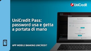 UniCredit Pass password usa e getta a portata di mano  App Mobile Banking [upl. by Idnam]