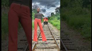 Funny train vs sand sculpture special effects on the train driver half train vfx trending [upl. by Abekam691]