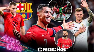 ¡GOLAZO de CR7  Bayern teme al Barça  ¿Vuelve KROOS  Soprende SALAH  FALSO lo de Davies [upl. by Charmain]