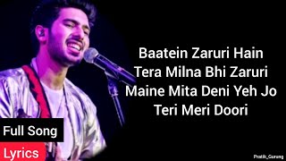 Tu Phela Pehla Pyaar Hain Mera  Full Lyrics   Armaan Malik  Vishal Mishra  Manoj  Kabir Singh [upl. by Morrison]