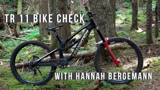 TR11 Bike Check with Hannah Bergemann [upl. by Nahpos]