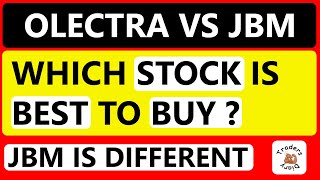 olectra greentech share vs jbm auto share  which stock is best to buy  Jbm auto is different [upl. by Aikrahs]