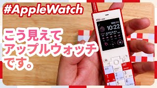 【Apple Watch】初代INFOBAR型Apple Watchケースが登場！ [upl. by Tanberg]