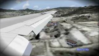 FSX HD Boeing 767 Toncontin landing 1080p [upl. by Colby587]