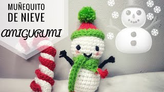 MUÑEQUITO DE NIEVE❄️ a crochet [upl. by Schonthal]