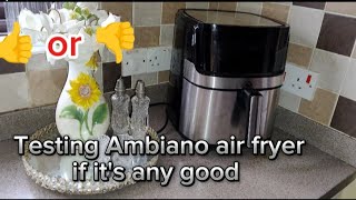 lets test and review Ambiano air fryer [upl. by Barta]