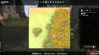 Greenshade Treasure Map V Location  The Elder Scrolls Online [upl. by Notnats]