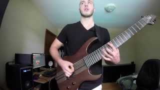 Meshuggah  Pravus  Guitar Cover by Tyler [upl. by Ariec]