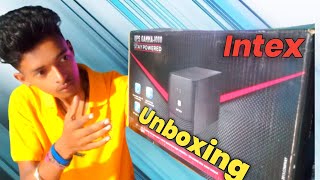 Intex UPS 600 Watt Unboxing Review And Price Opretor Babu [upl. by Eelarual877]