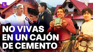 ¿Cómo construyen casas con acabados europeos Viviendas de madera al estilo tirolés en Oxapampa [upl. by Solis]