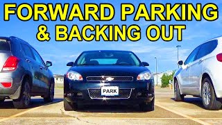 How To Forward Bay Park amp Reverse Back Out Of A Parking Spot  Forward Stall Parking Made Easy [upl. by Marcella784]