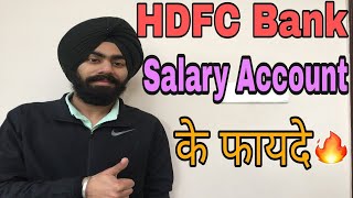 All Details HDFC Bank Salary Account in Hindi Zero Balance [upl. by Eeryt]