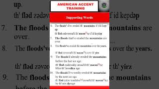 supporting words  American Accent Training [upl. by Ahsote]