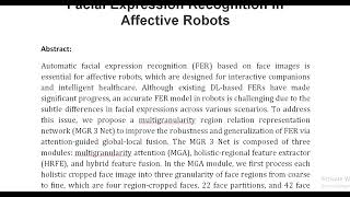 MGR3Net Multigranularity Region Relation Representation Network for Facial Expression Recognition in [upl. by Bang469]