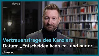 Datum der Vertrauensfrage Einschätzungen von Verfassungsrechtler Prof Alexander Thiele  111124 [upl. by Ayouqes435]