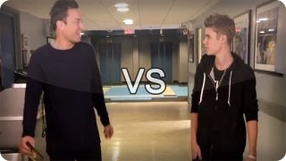 Jimmy Fallon vs Justin Bieber Late Night With Jimmy Fallon [upl. by Brenden601]