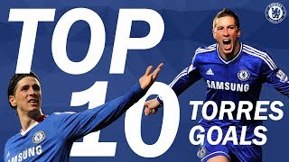 TOP 10 Fernando Torres Goals  Chelsea Tops [upl. by Airdnalahs206]