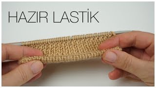 Mağazalardaki gibi düzgün lastik nasıl örülür  hazır lastik  örgü modelleri  Figen Ararat [upl. by Llehsad]