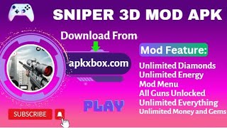 Sniper 3D Mod Apk 4611 Unlimited Money and Diamonds [upl. by Grunberg]