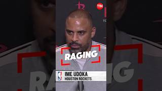 IME UDOKA ERUPTS in PostGame Press Conference After Rockets Loss [upl. by Gusty]