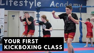 Your First Kickboxing Class  At The Black Belt Academy [upl. by Enenaj]