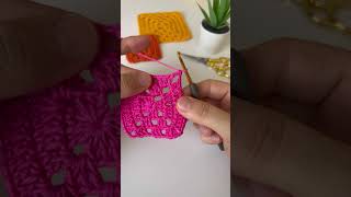 Easy crochet granny square for beginners 🌸  Step by Step easy crochet tutorial [upl. by Emawk974]