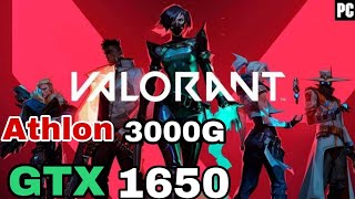 Valorant Cyberpunk 2077 BENCHMARK ATHLON 3000G AND GTX 1650 gaming benchmarkGTX1650athlon3000g [upl. by Akcebar]